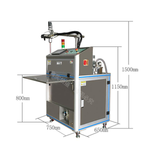 Máquina dispensadora de cola de dois componentes para filtro HEPA